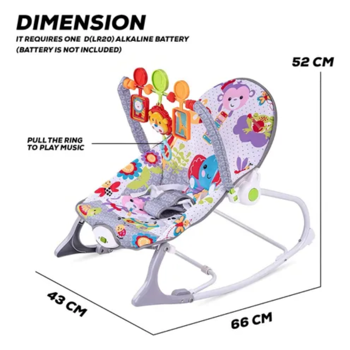 Silla Mecedora Vibradora Musical